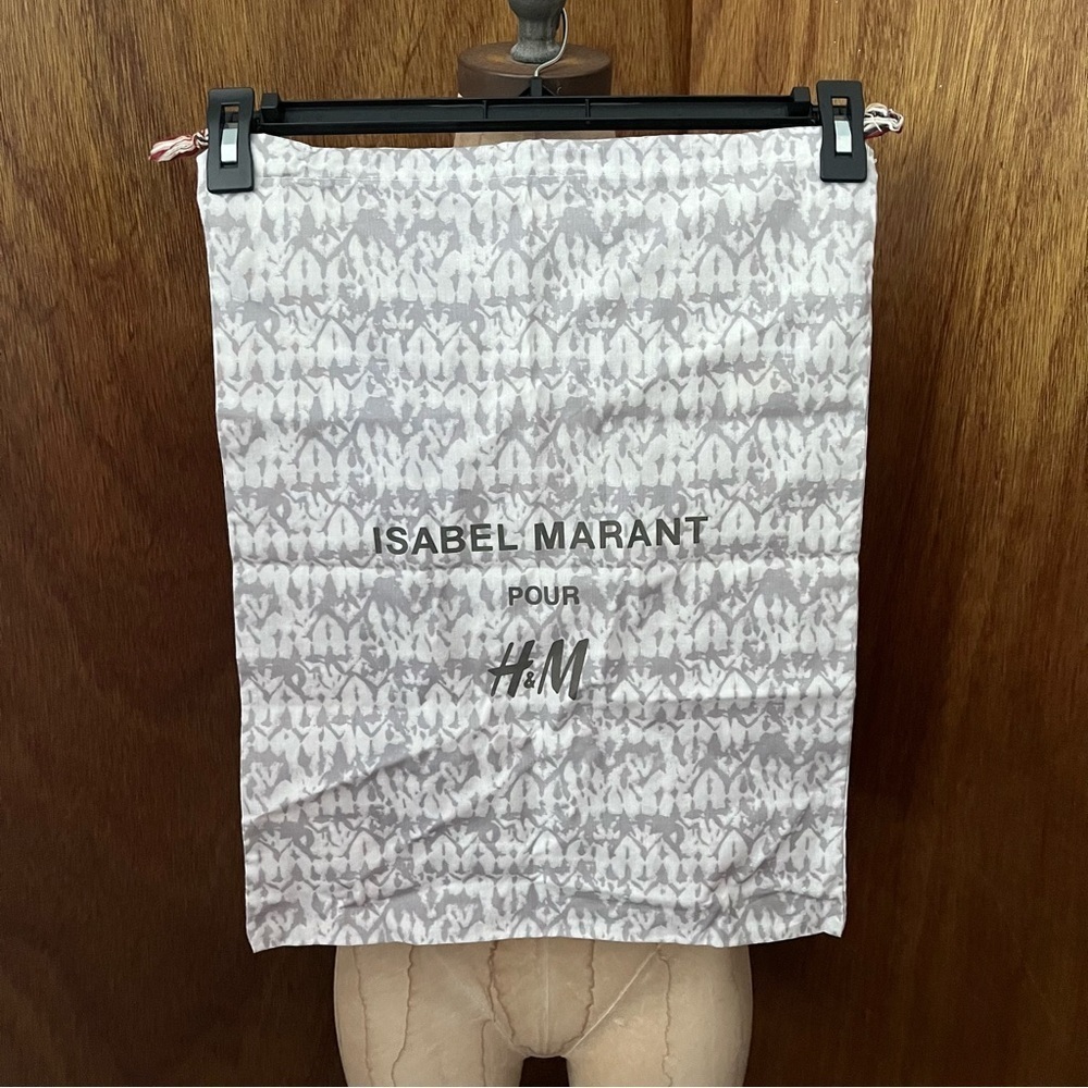 H&M X ISABEL MARANT Printed Dust Bag 19 x 14 inches